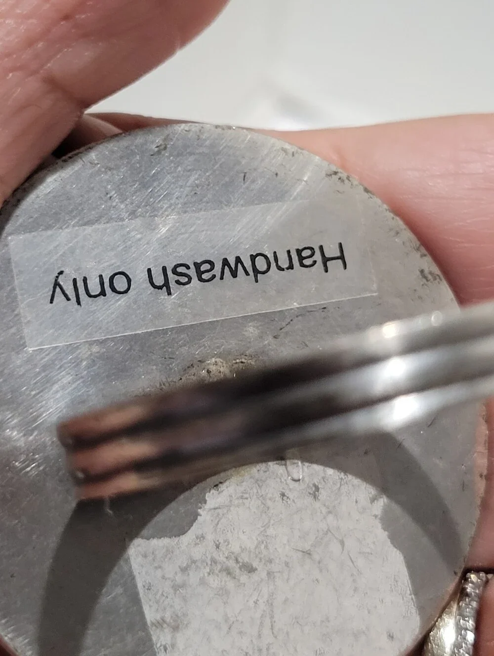 Pottery Barn Set Of 6 Napkin Rings Silver Disk Monogramed Numbers 1 Thru 6
